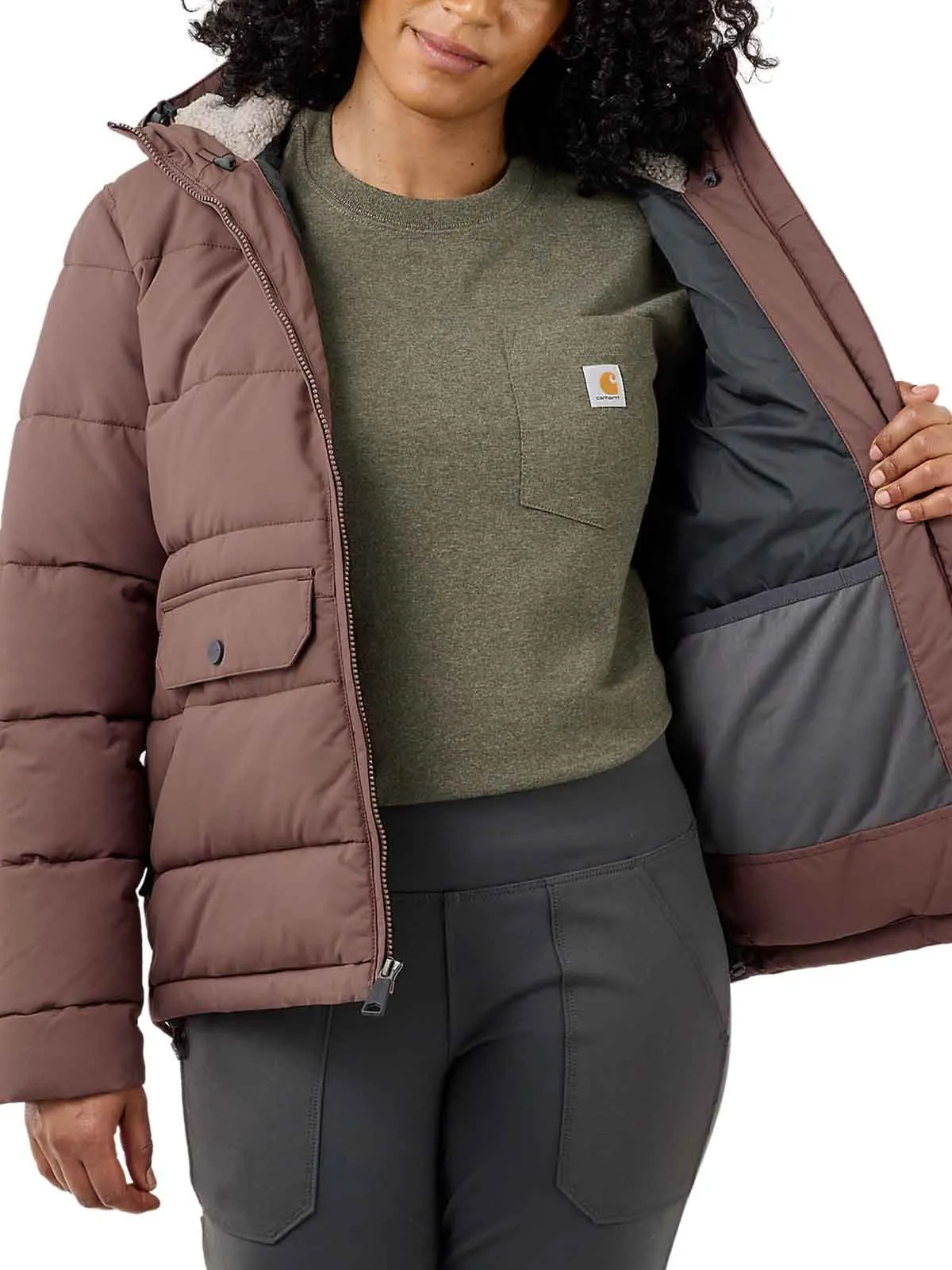 105457&#x20;Women&#x27;s&#x20;Work&#x20;Jacket&#x20;Montana&#x20;Lined&#x20;Carhartt&#x20;-&#x20;Nutmeg&#x20;-&#x20;M