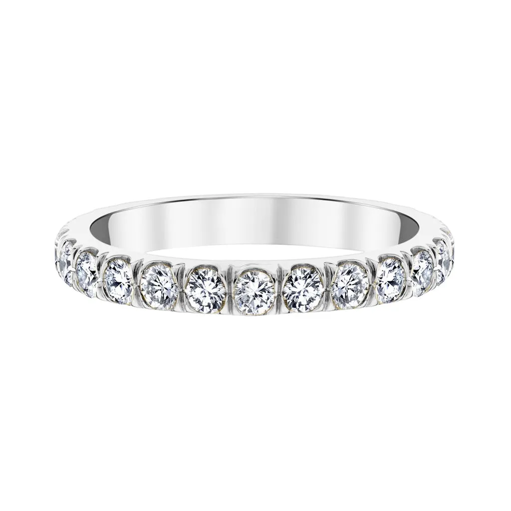 14K White Gold Diamond Wedding/Anniversary Band