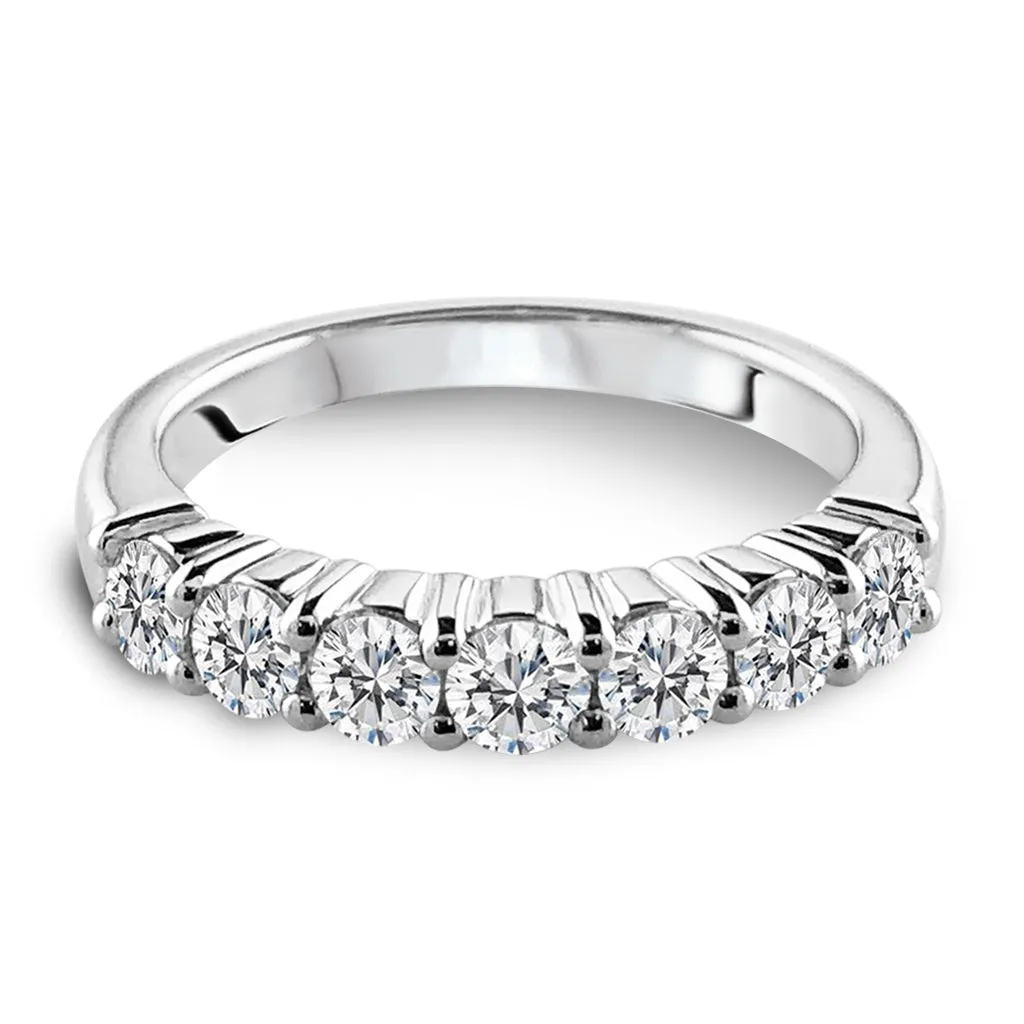 14K White gold diamond wedding/anniversary band