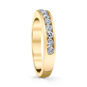 14K Yellow Gold Diamond Wedding/Anniversary Band