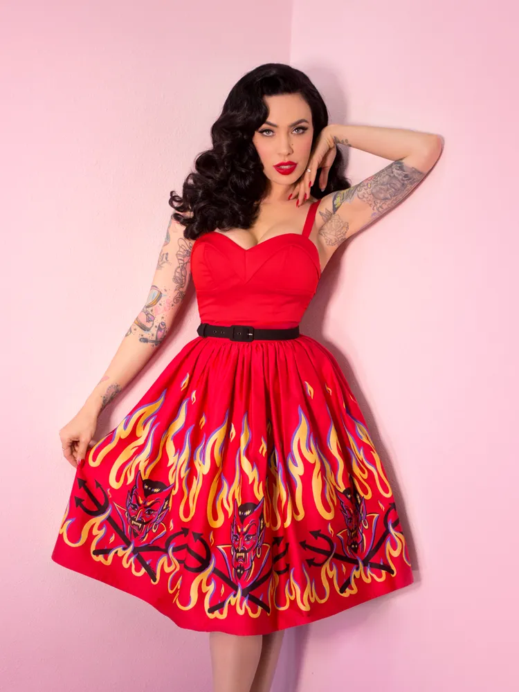 BACKLOT NON DAMAGED - Maneater Top in Red - Vixen by Micheline Pitt