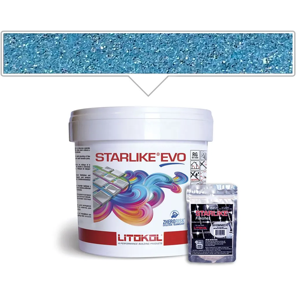 Blue Denim EVO 340, 5.5lb Pail - Tile Grout