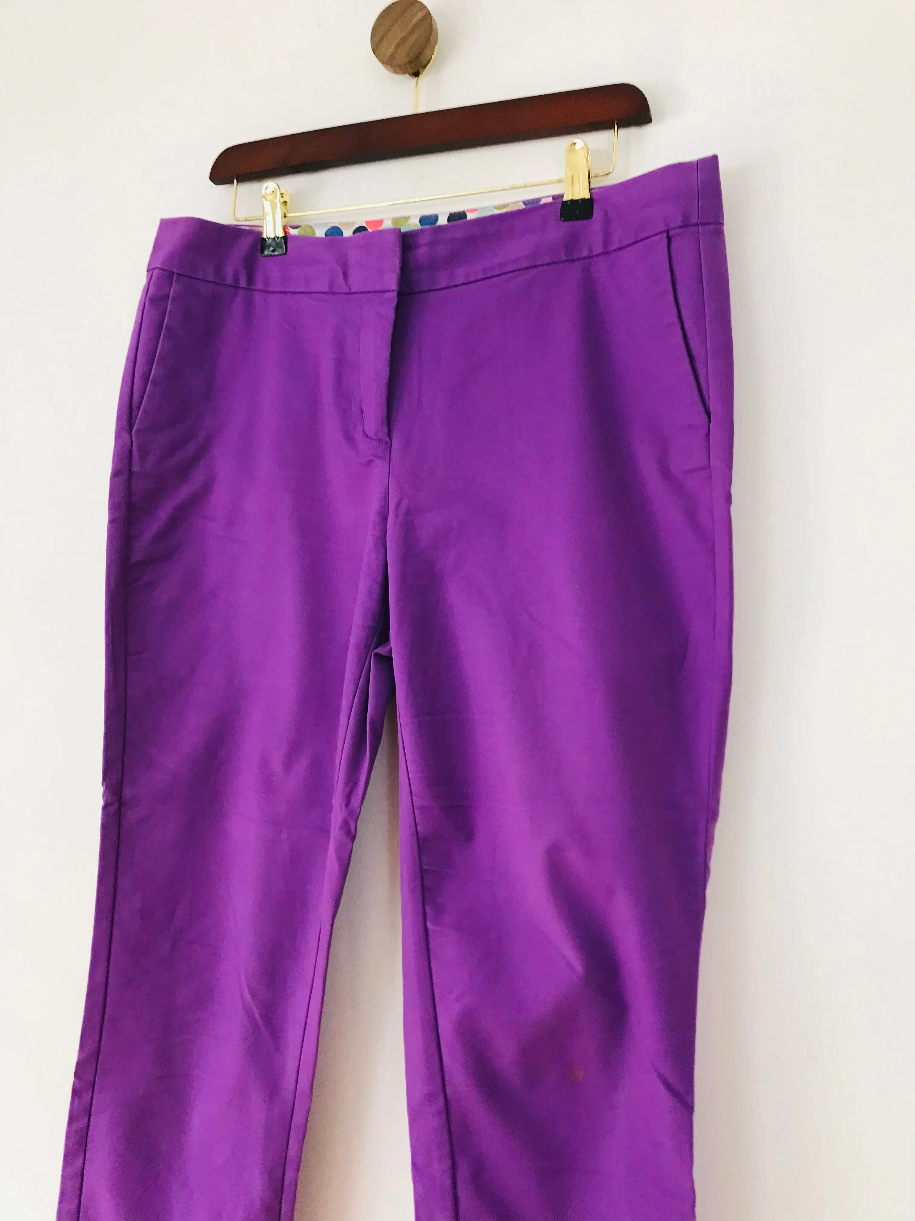 Boden Women's Chinos Trousers | UK14 | Purple