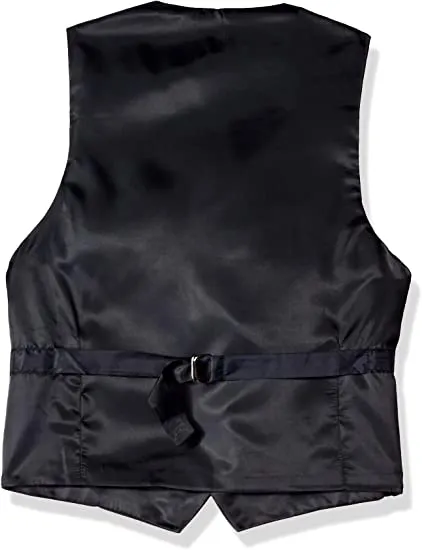 Boy's Formal 2 -Piece Suit Vest - Black