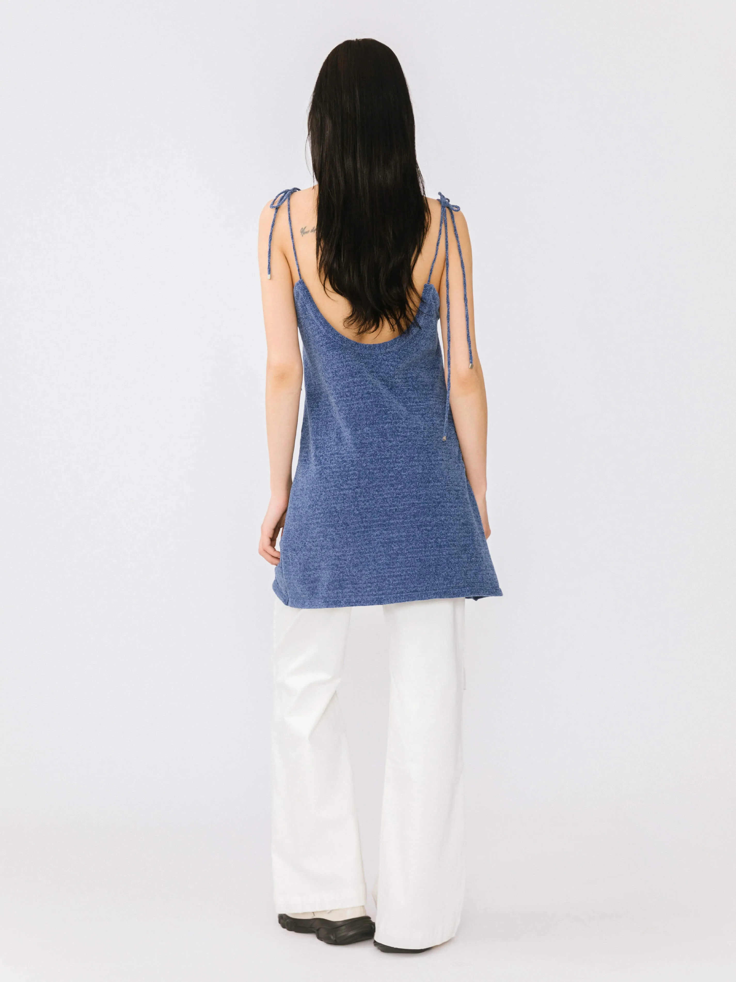 Chenille Knitted Adjustable Cami Top