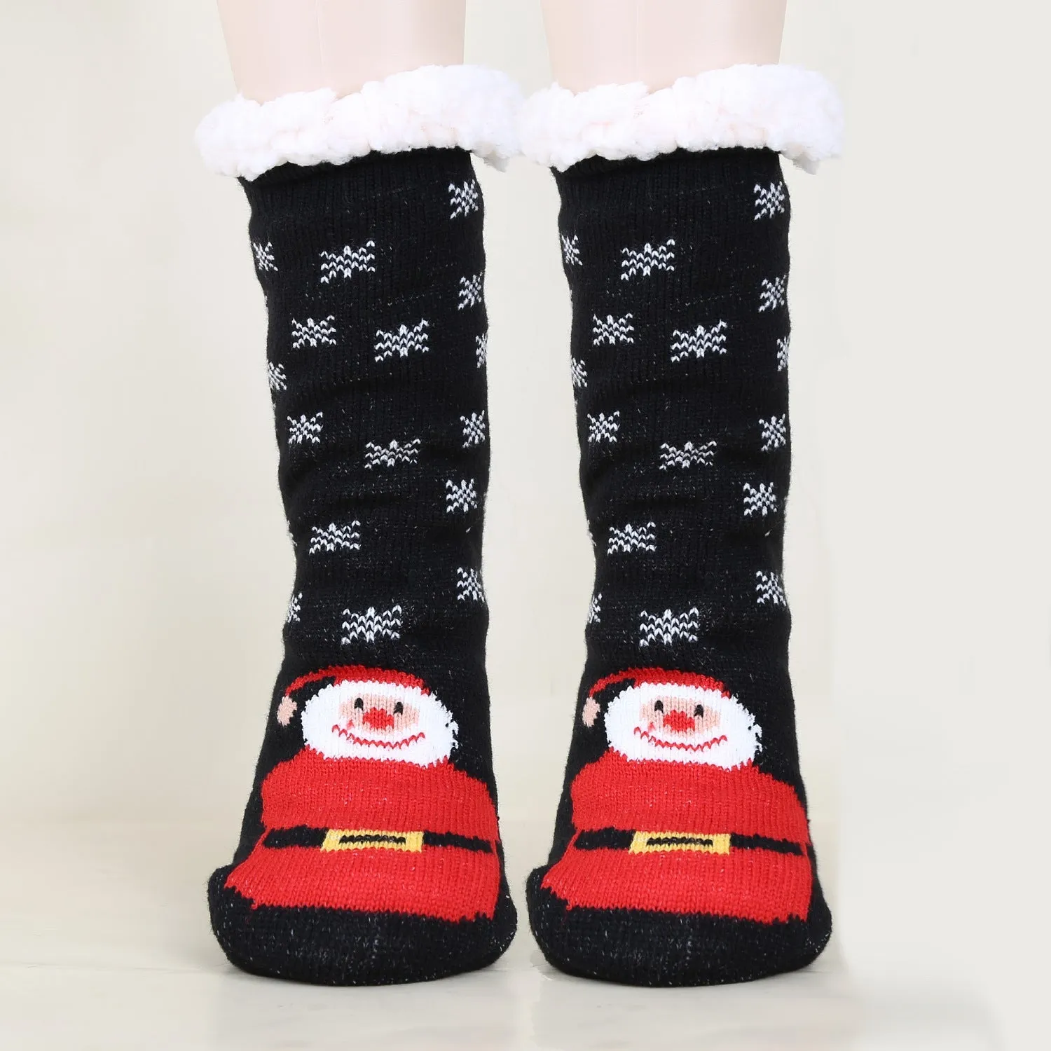 Christmas Fashion Winter Wool Socks Thick  Floor Socks