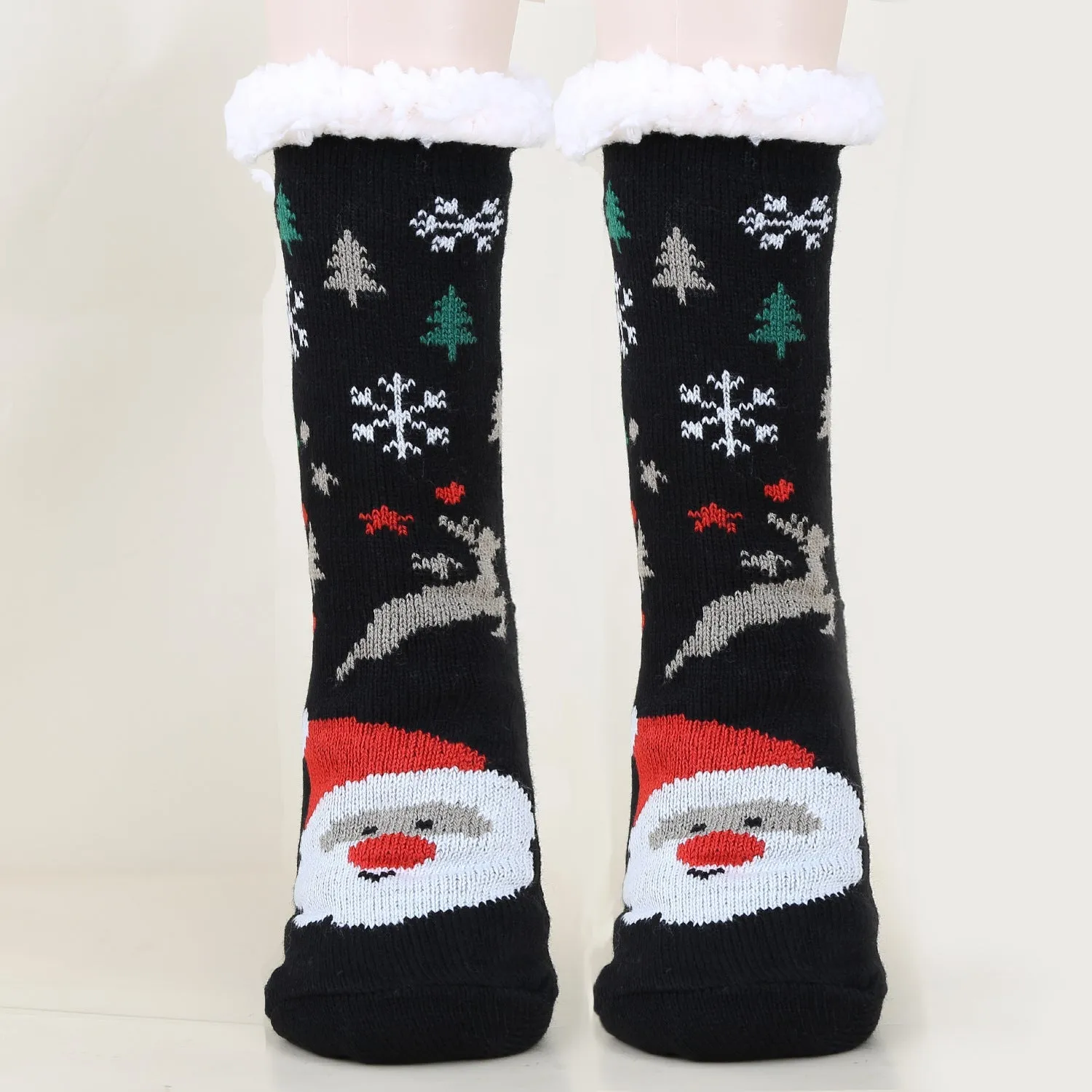 Christmas Fashion Winter Wool Socks Thick  Floor Socks