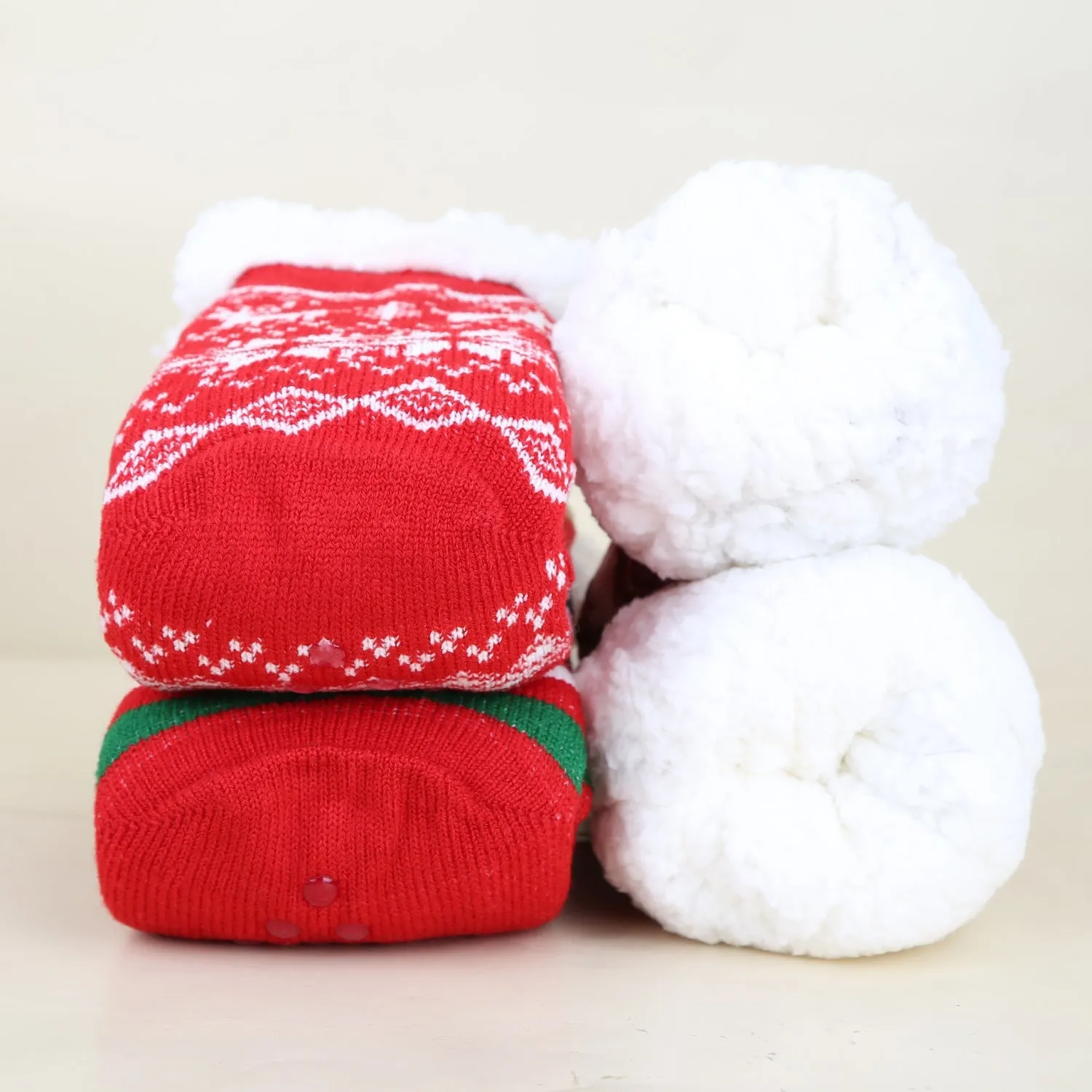 Christmas Fashion Winter Wool Socks Thick  Floor Socks