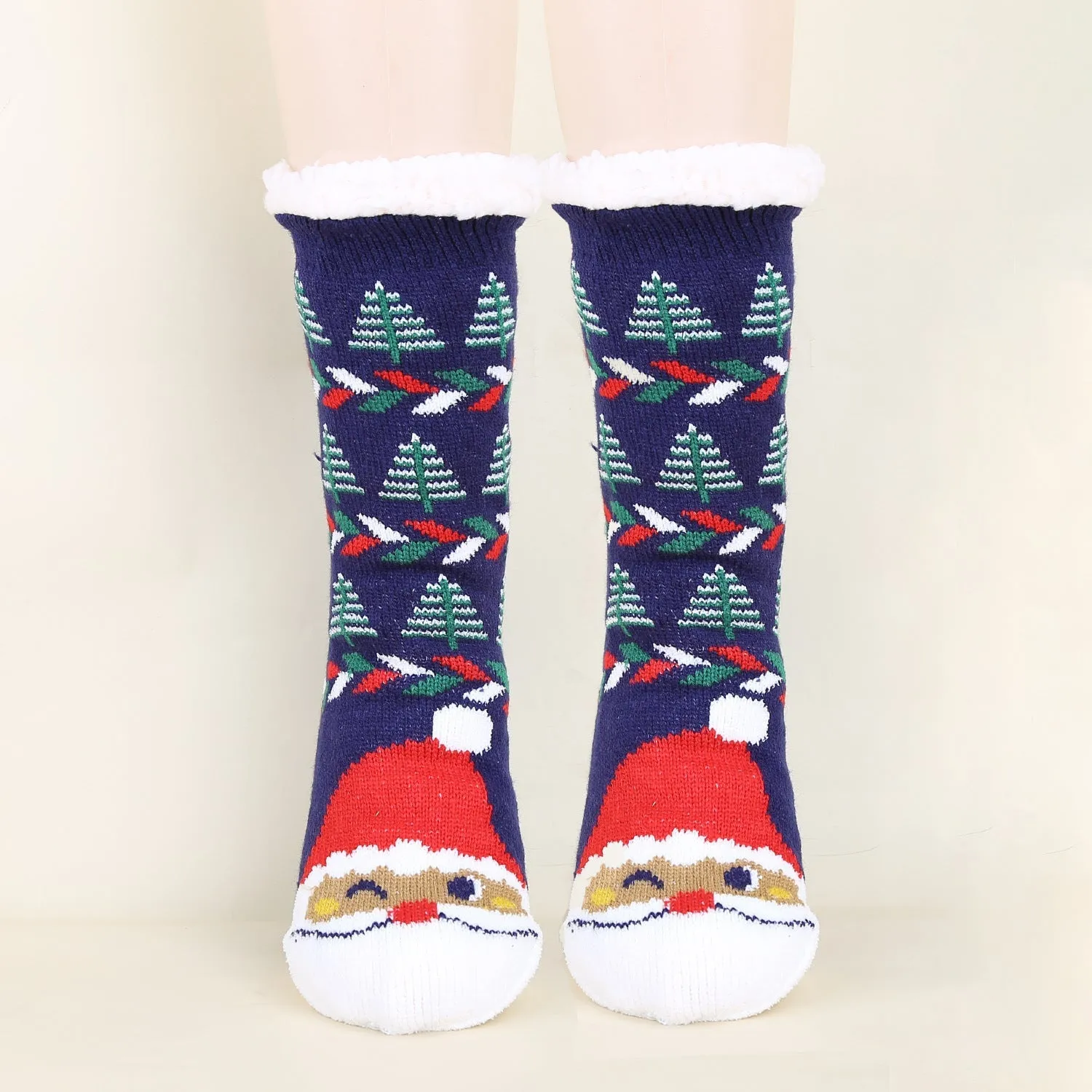 Christmas Fashion Winter Wool Socks Thick  Floor Socks