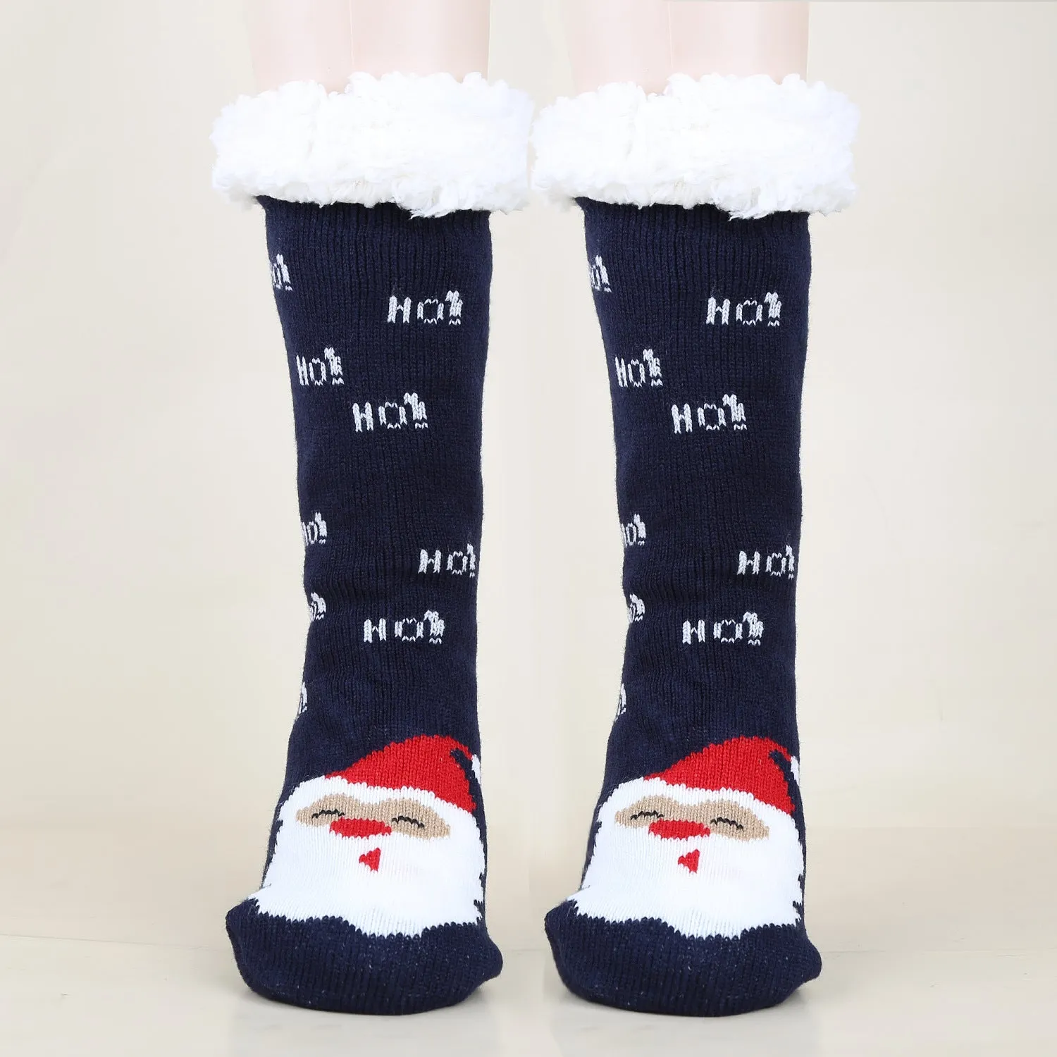 Christmas Fashion Winter Wool Socks Thick  Floor Socks