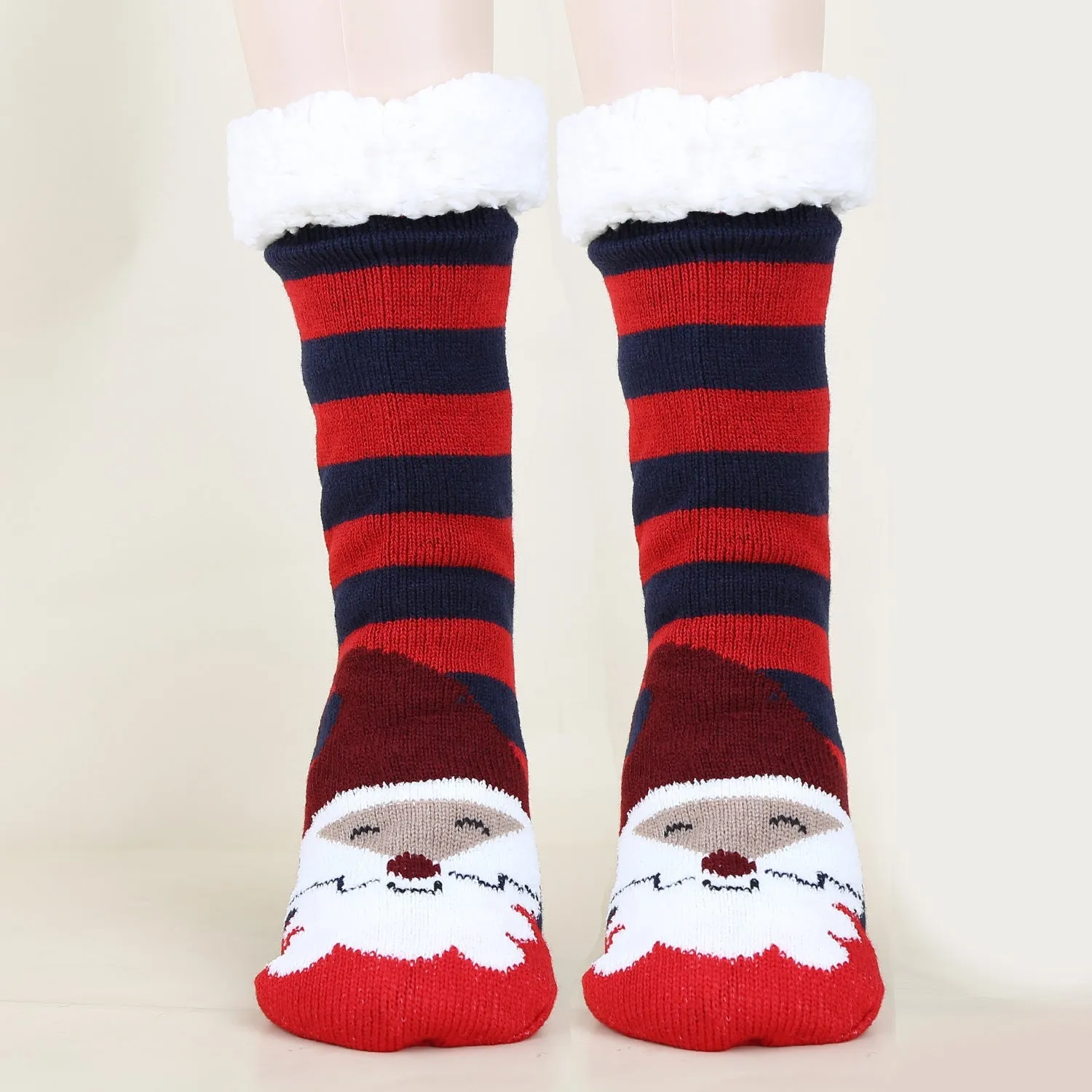 Christmas Fashion Winter Wool Socks Thick  Floor Socks