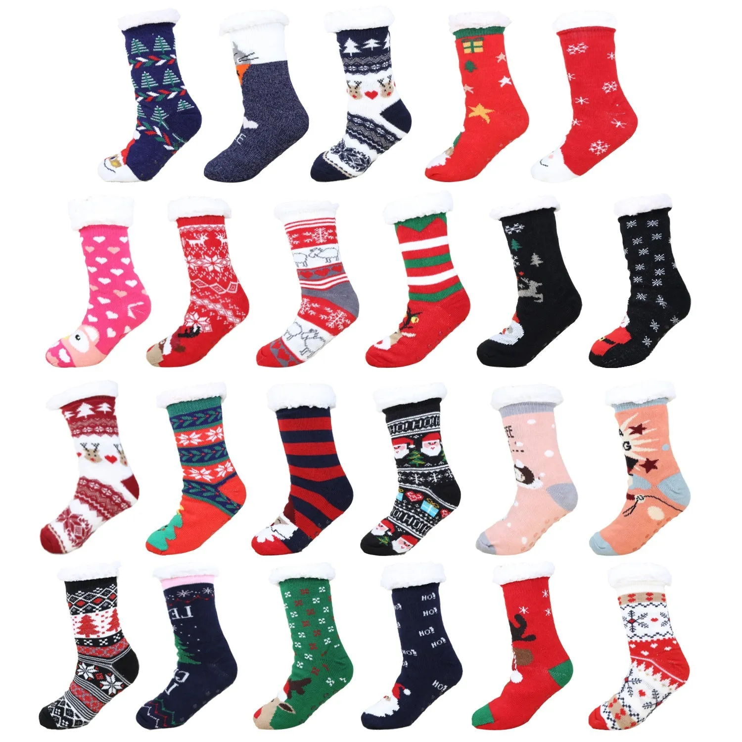 Christmas Fashion Winter Wool Socks Thick  Floor Socks