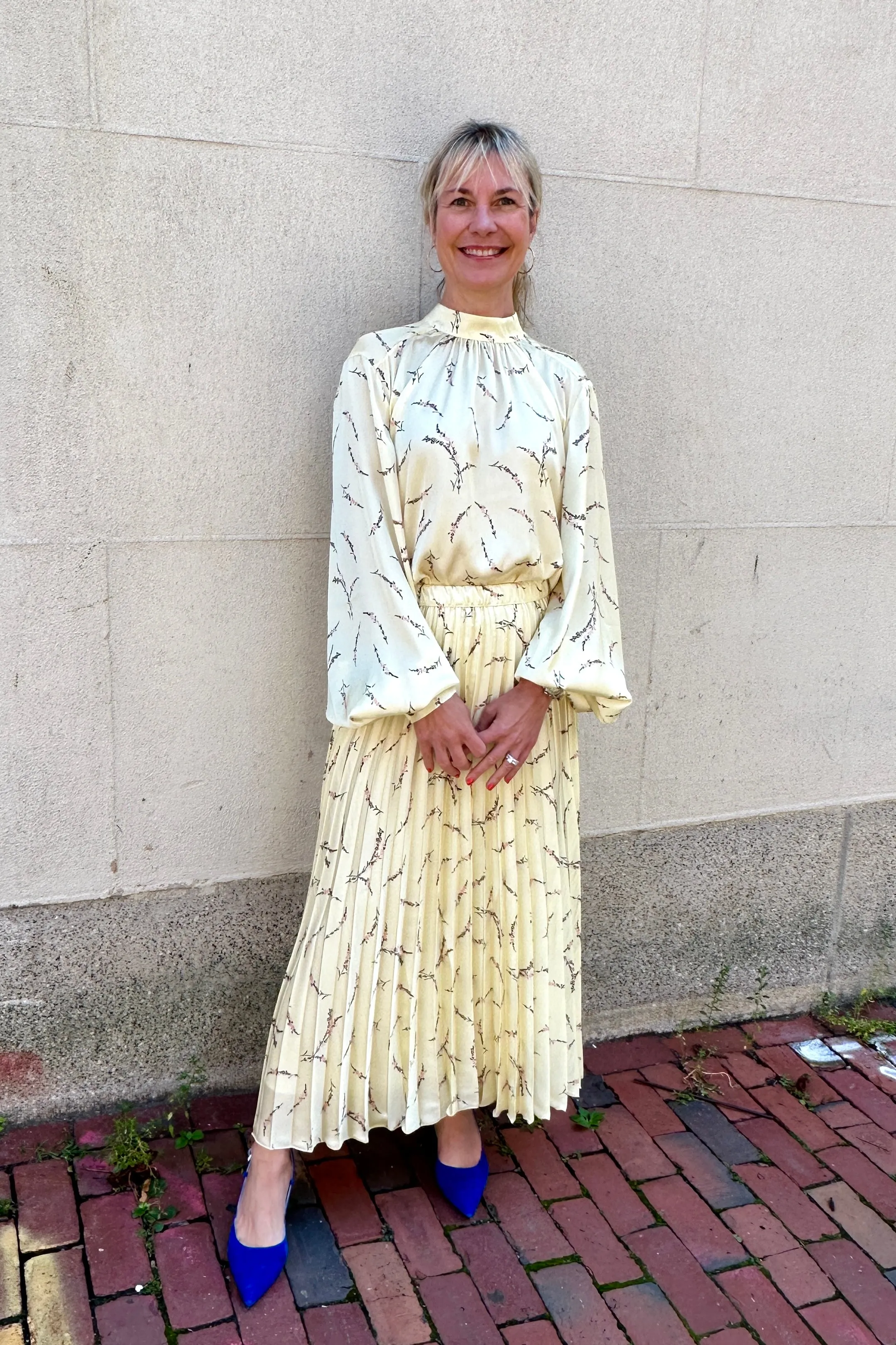 CO|TE - Joy Blouse: Yellow Flowers