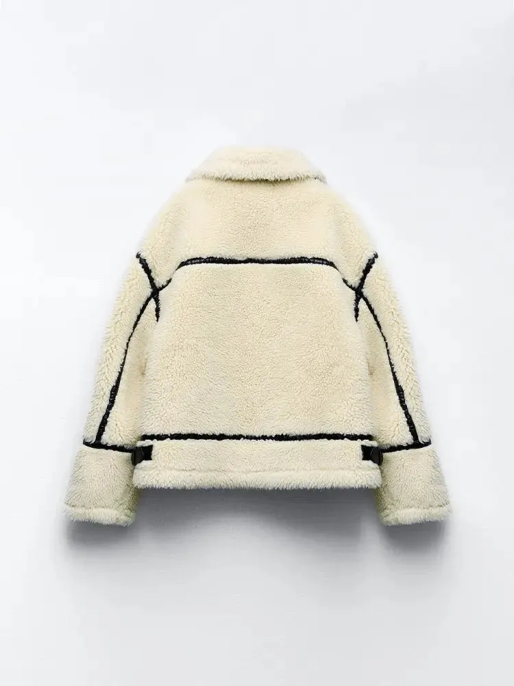 Cozy Teddy Jacket for Fall and Winter Fashion