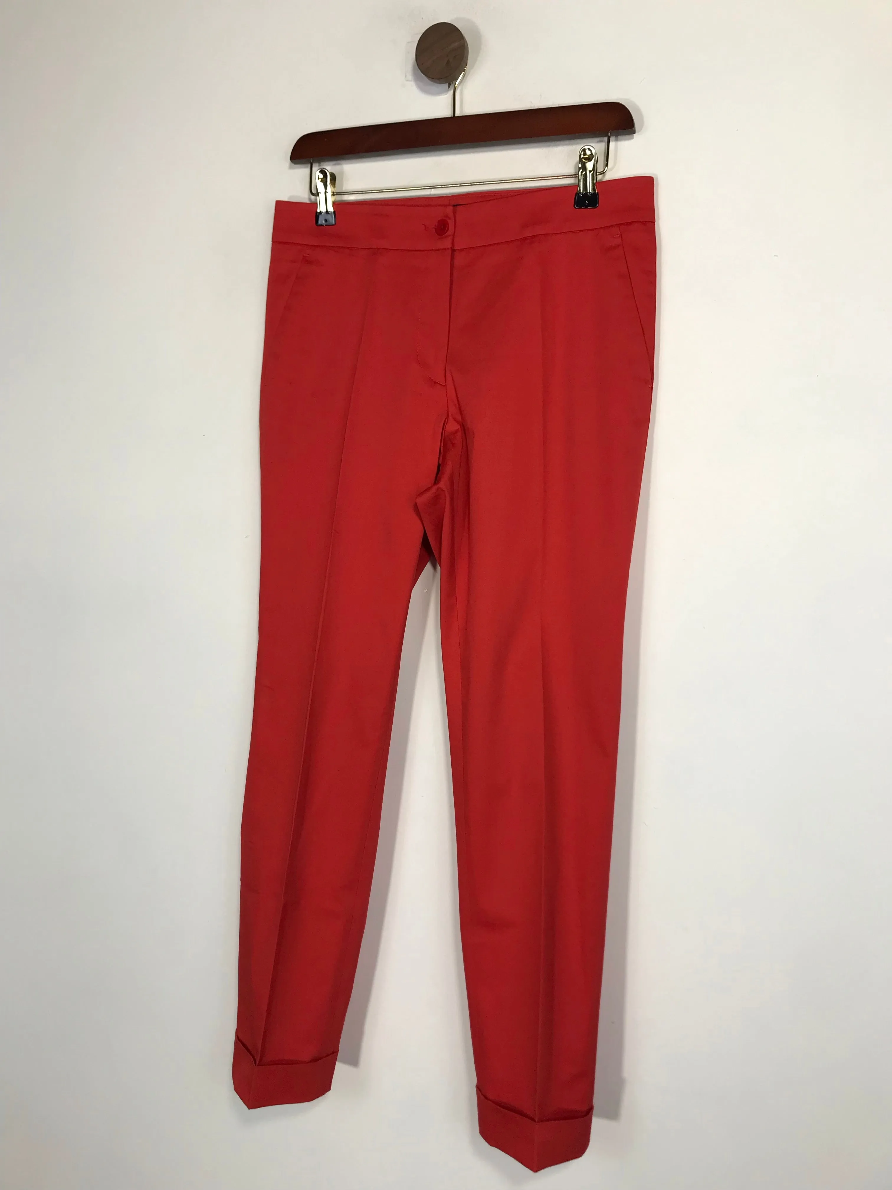 Etro 40 Women's Chinos Trousers | W29 UK10-12 | Red