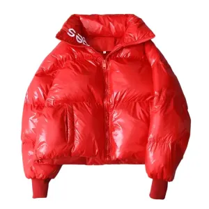 Glossy Padded Winter Jacket