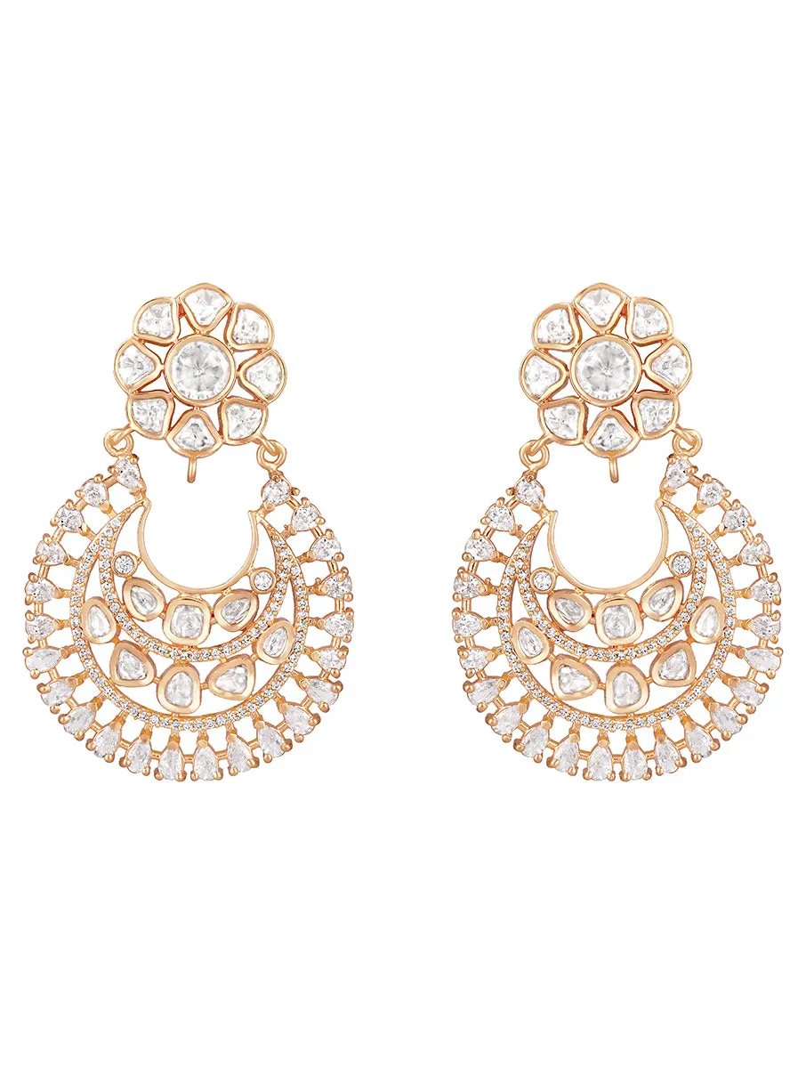 Gold Plated Kundan Earrings