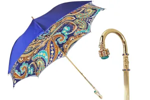 Handcrafted Umbrella with Abstract Design