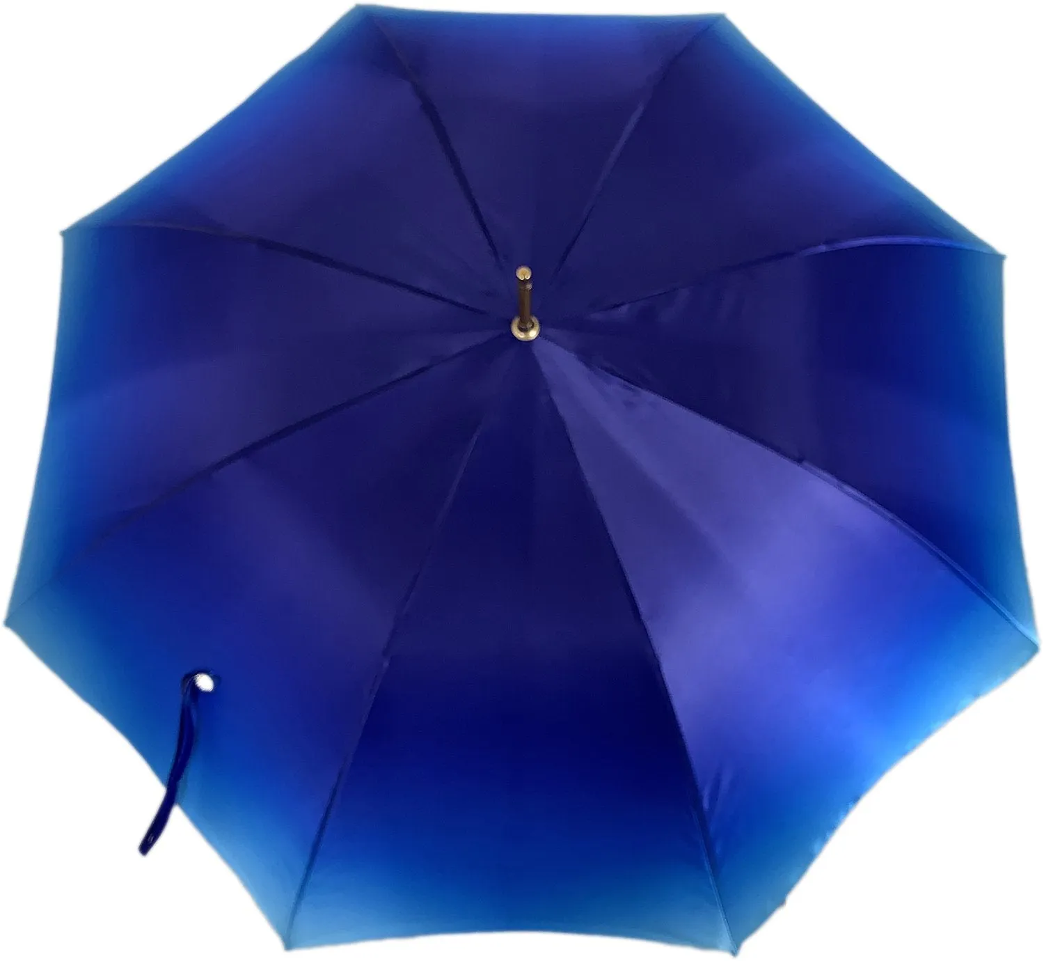 Heavenly Umbrella - Blue Roses interior - Handcrafted