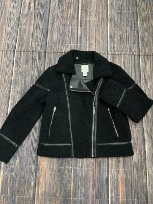 Jacket Faux Fur & Sherpa By Joie In Black, Size: M