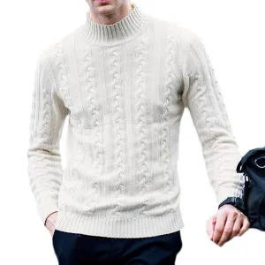 Jacquard Woolen Thick Casual Sweater