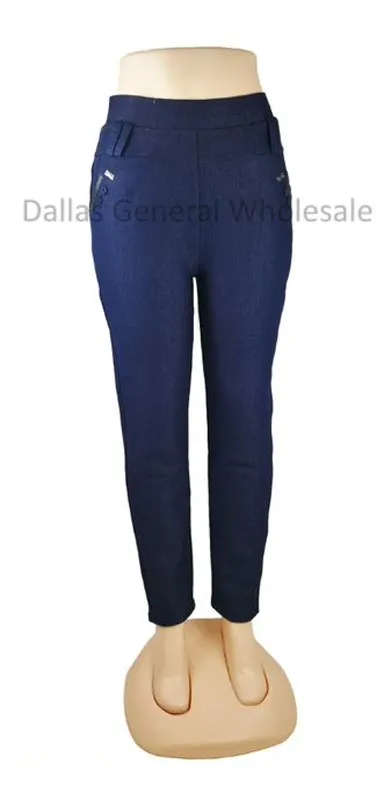 Ladies Fur Lining Trousers Pants Wholesale