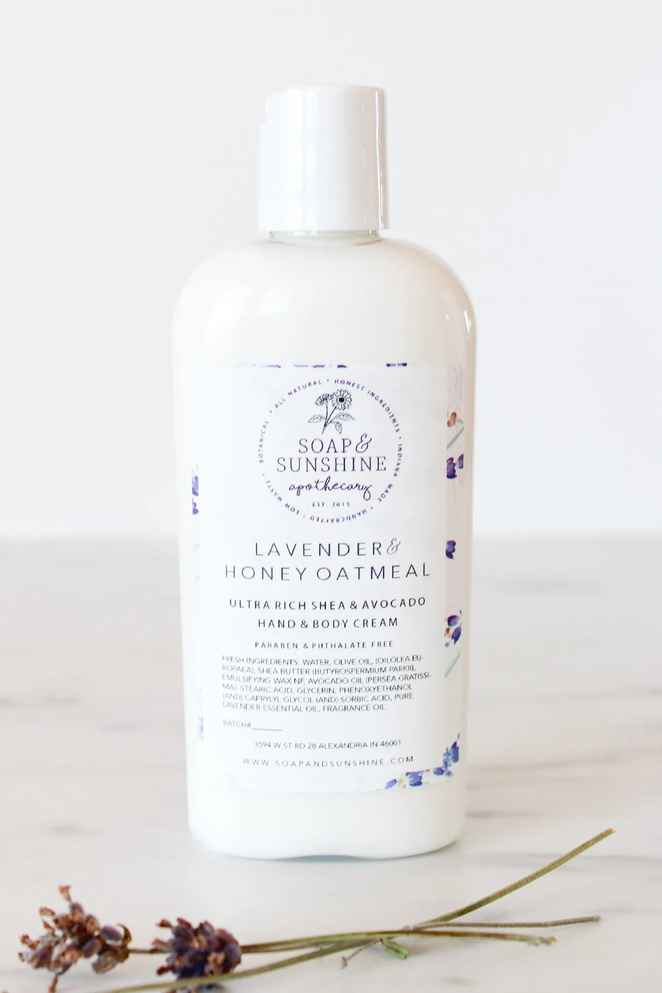 Lavender & Honey Oatmeal - Shea & Avocado Body Cream