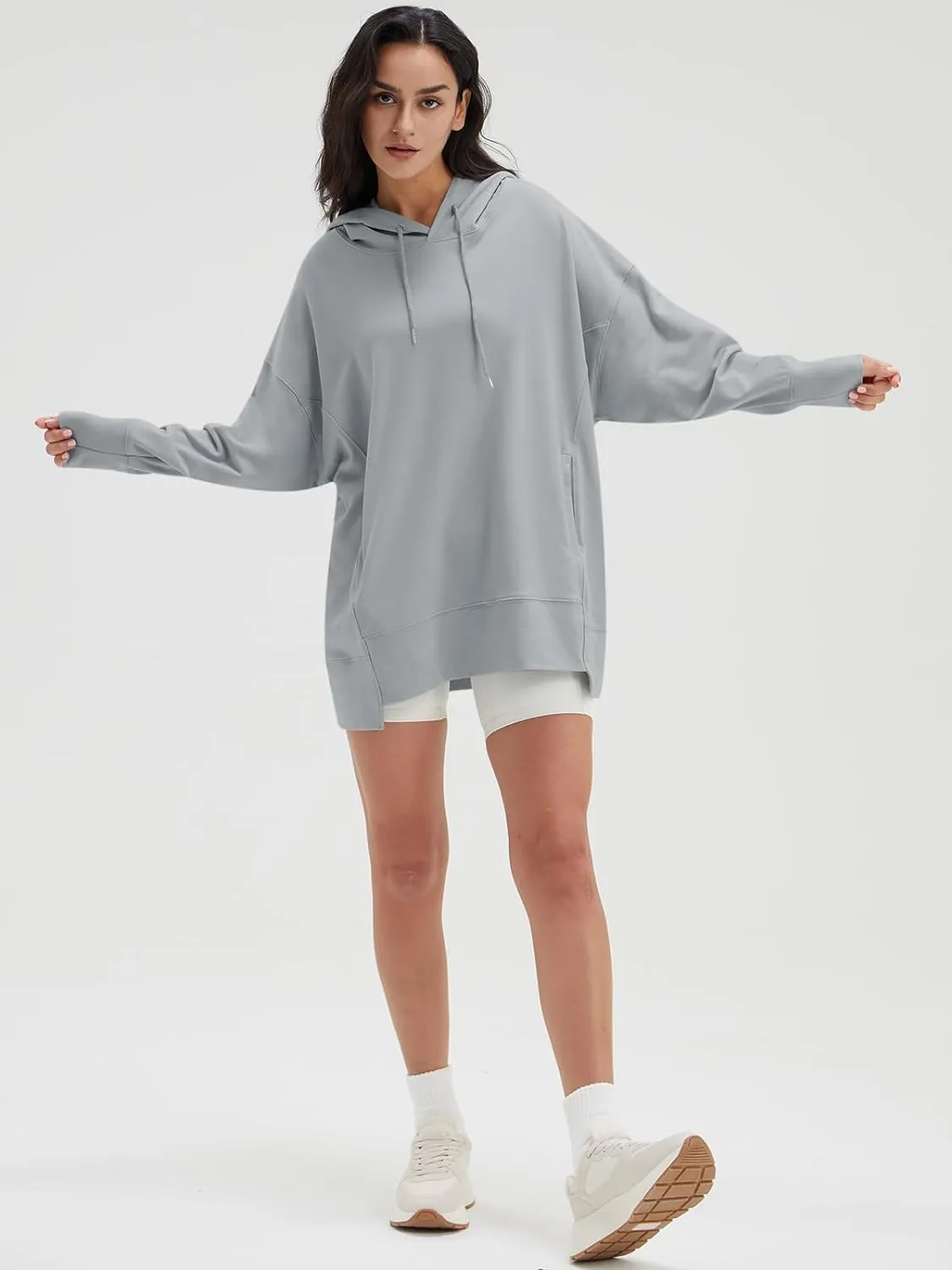 Long Sleeve Oversized Hoodie with Pocket