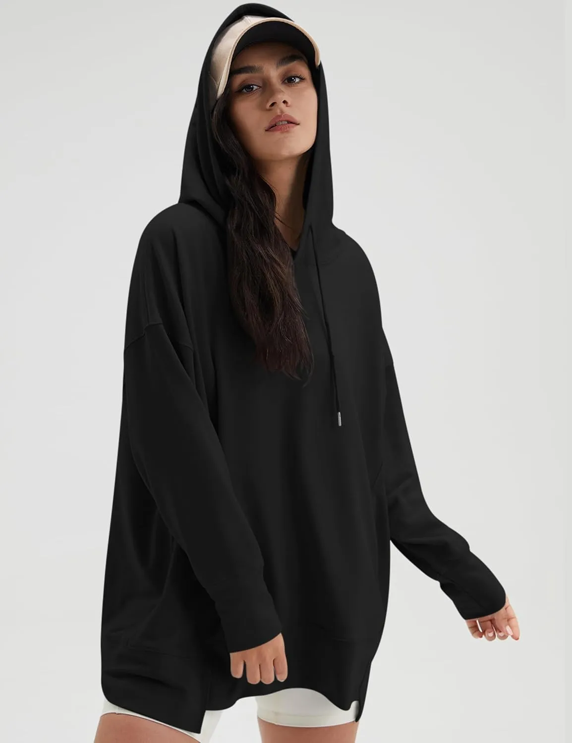 Long Sleeve Oversized Hoodie with Pocket