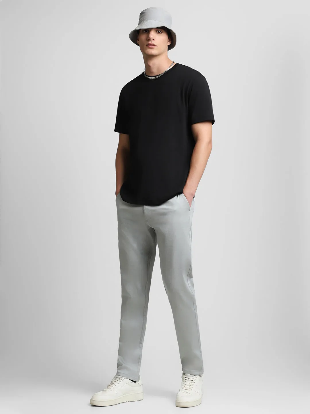 Men's Grey Chinos