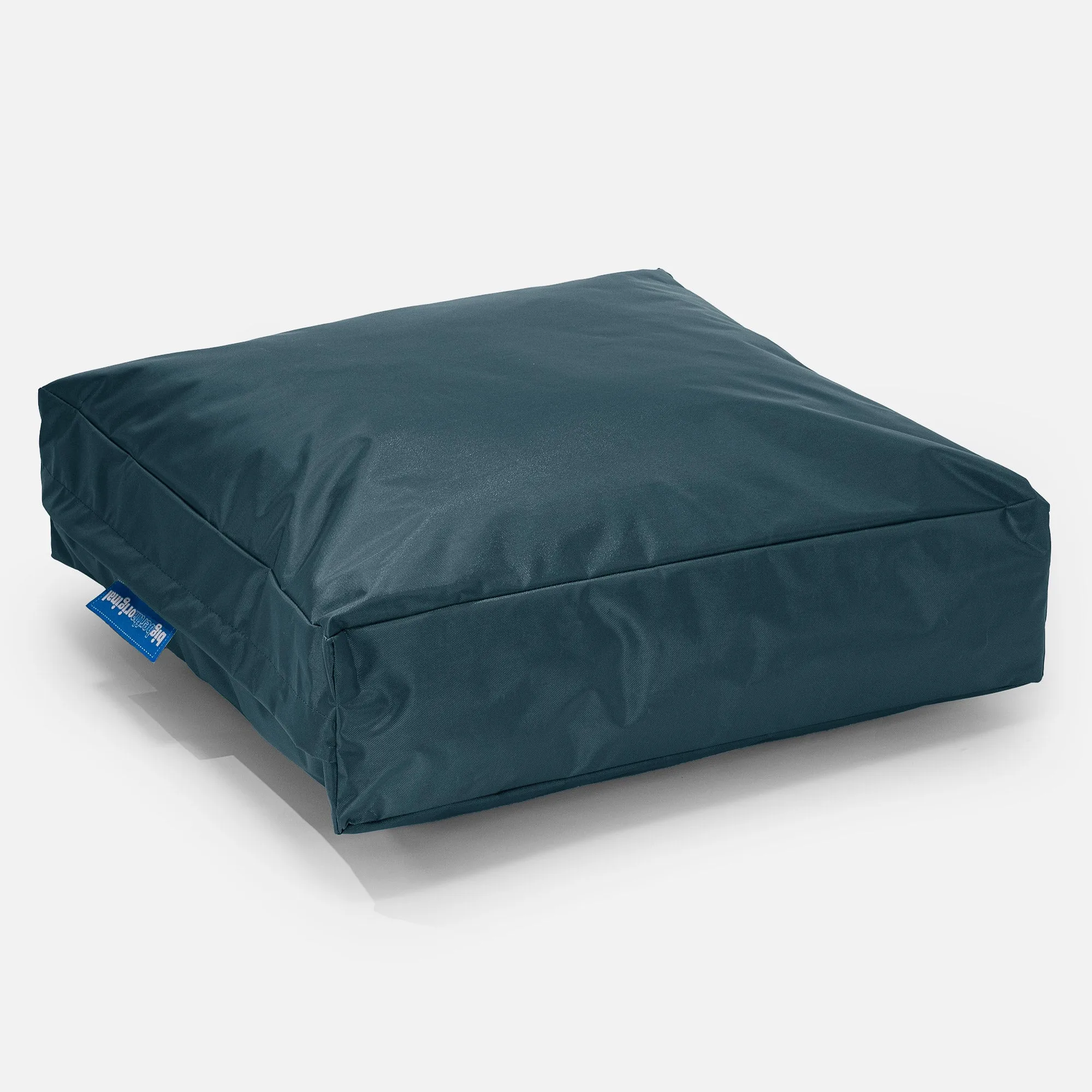 Outdoor Large Floor Cushion - SmartCanvas™ Petrol Blue