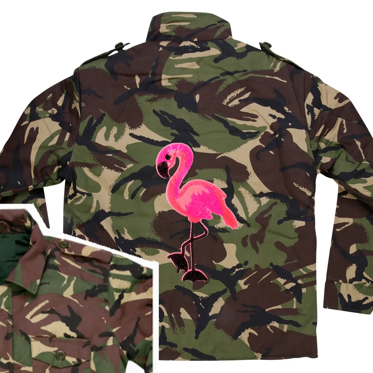 Pink Flamingo Camo Jacket