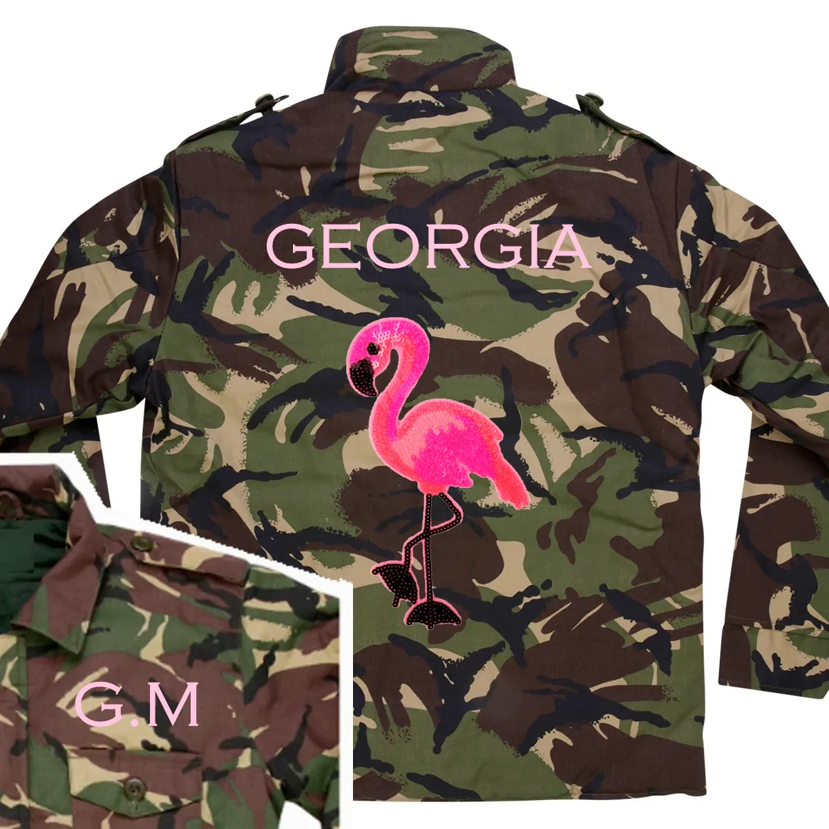 Pink Flamingo Camo Jacket