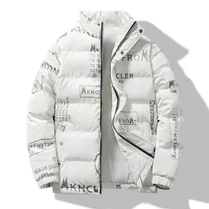 Printed Winter Men's Fashion jacket