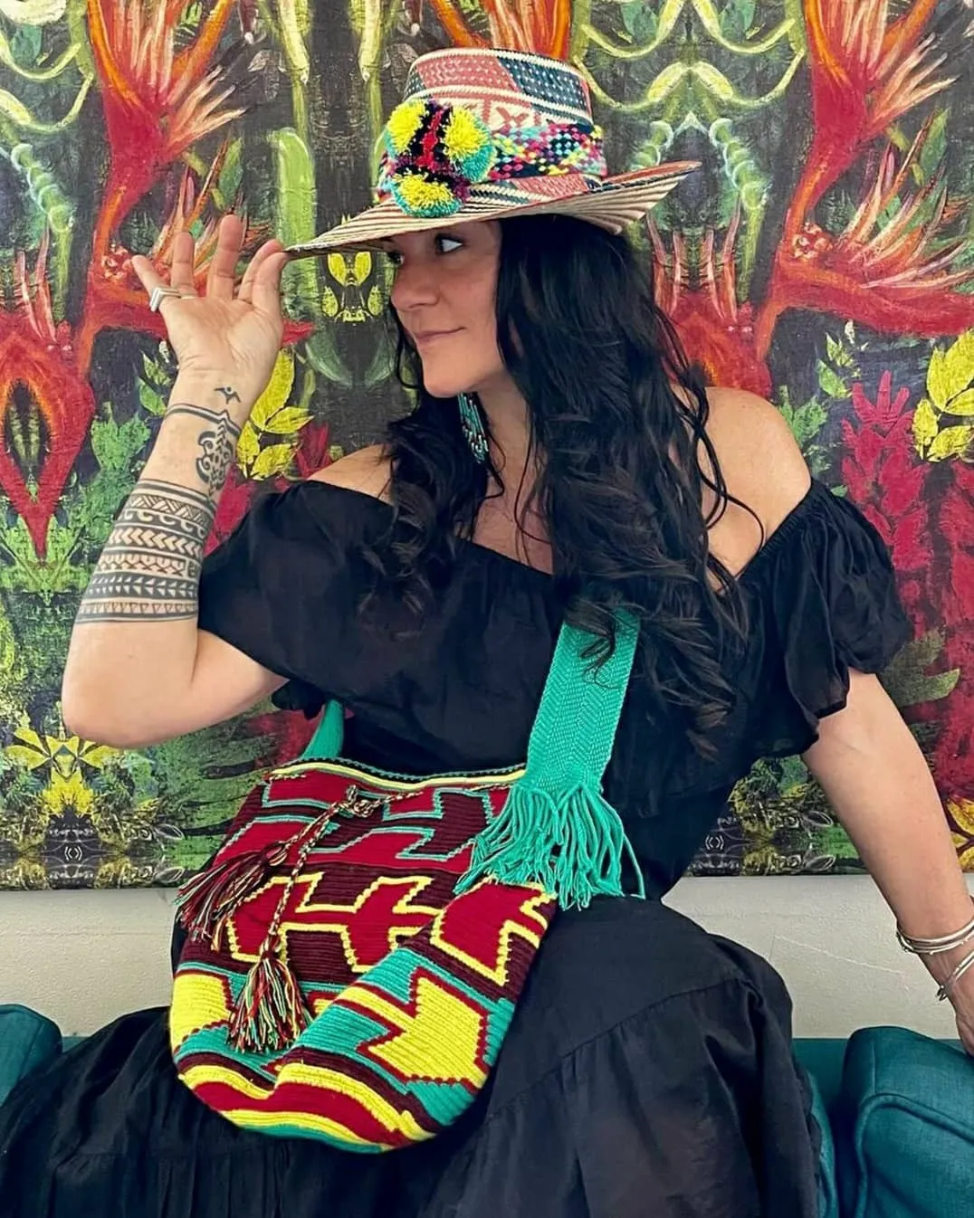 Scarlet Handmade Wayuu Hat