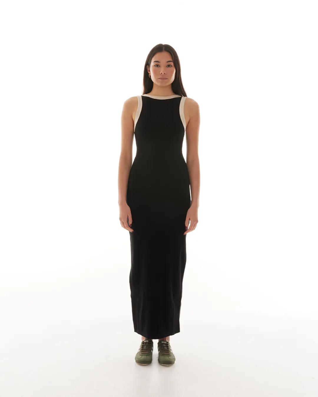 Women's Ribbed Maxi Dress