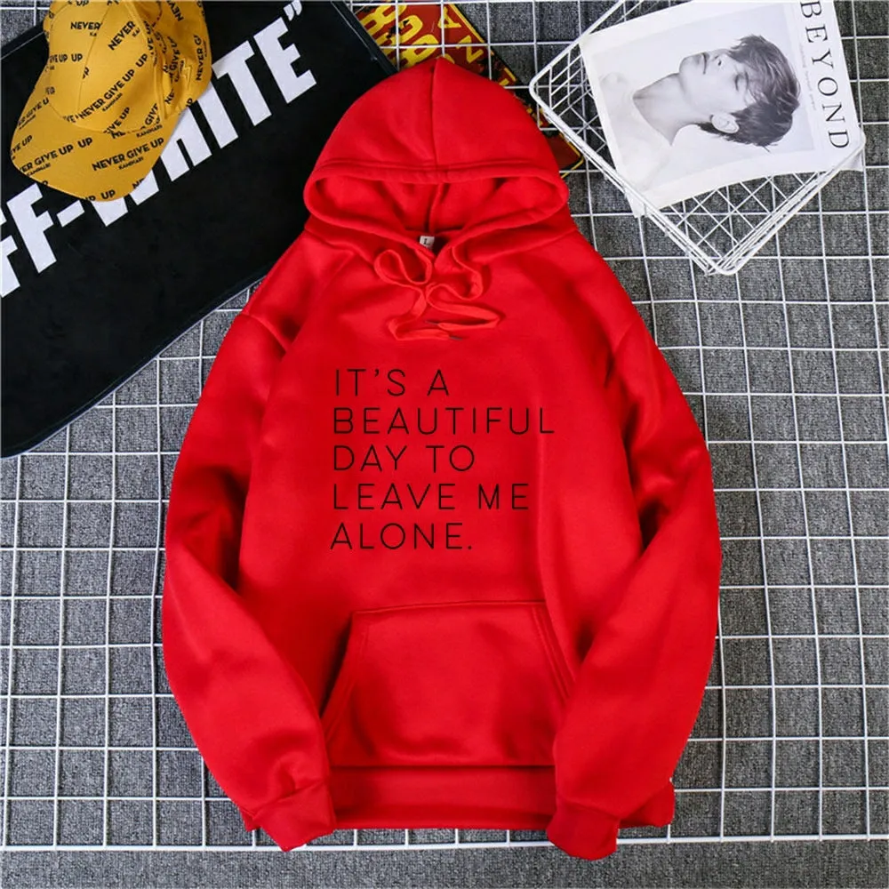 Women's Winter Letter Printed Hoodies