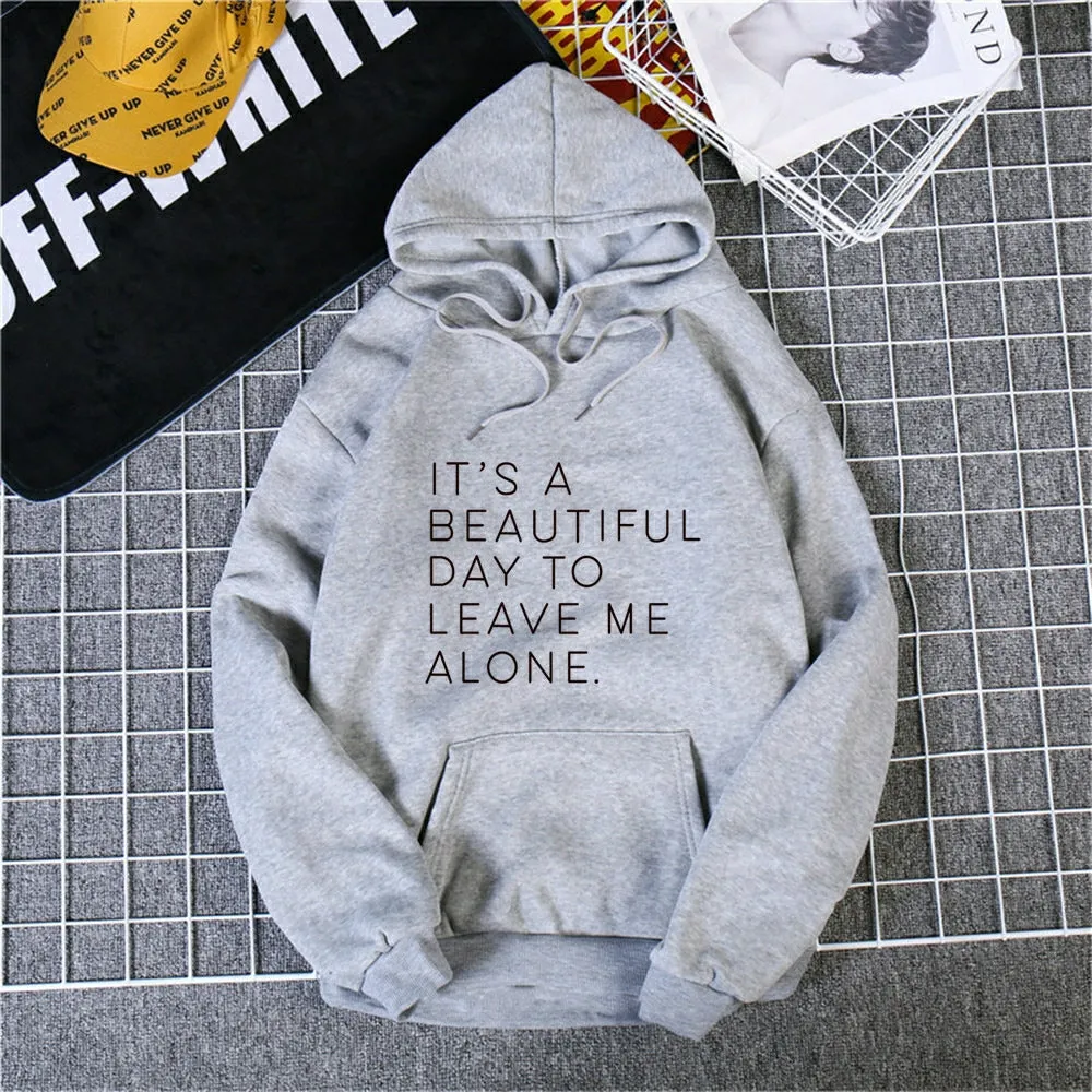 Women's Winter Letter Printed Hoodies