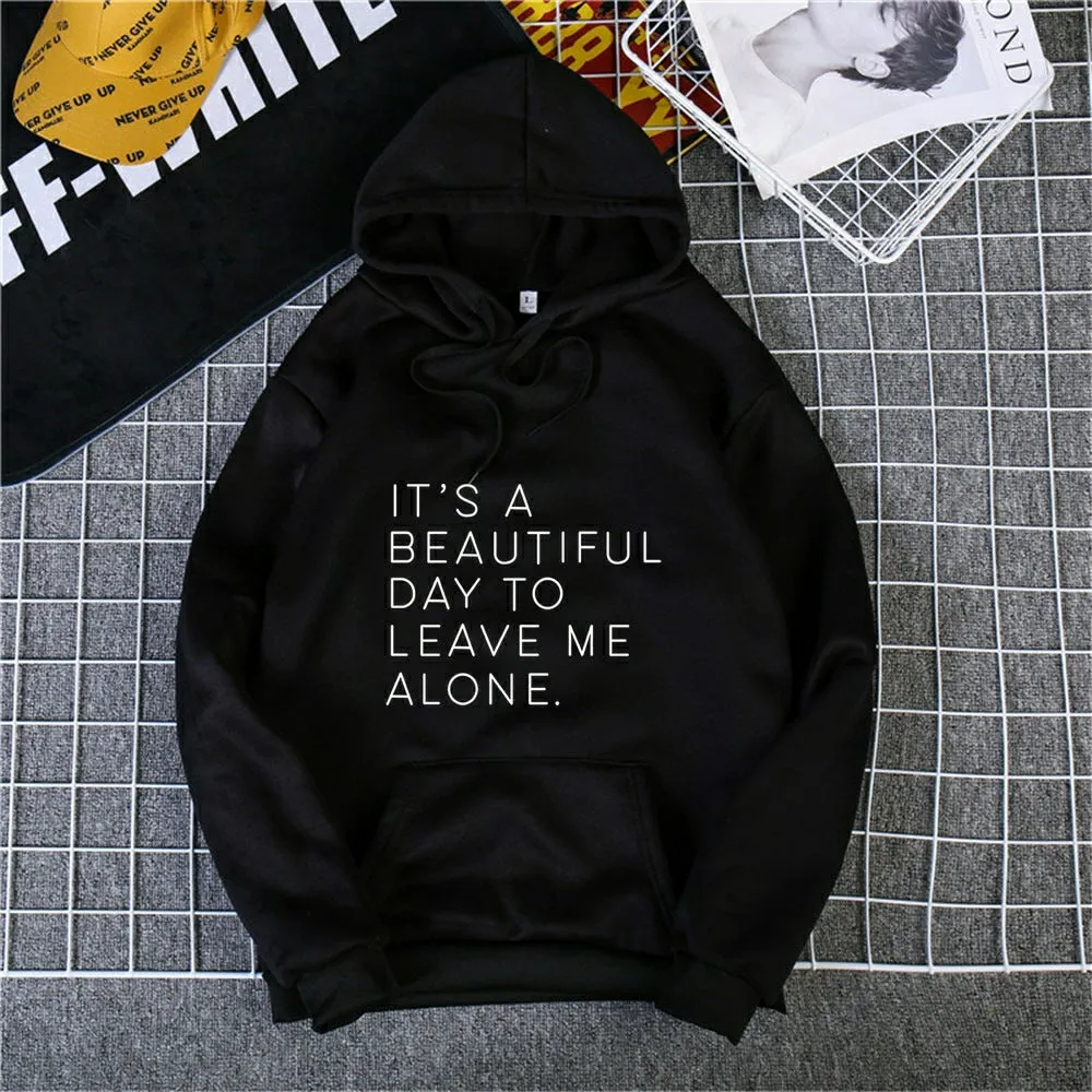 Women's Winter Letter Printed Hoodies