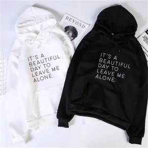 Women's Winter Letter Printed Hoodies