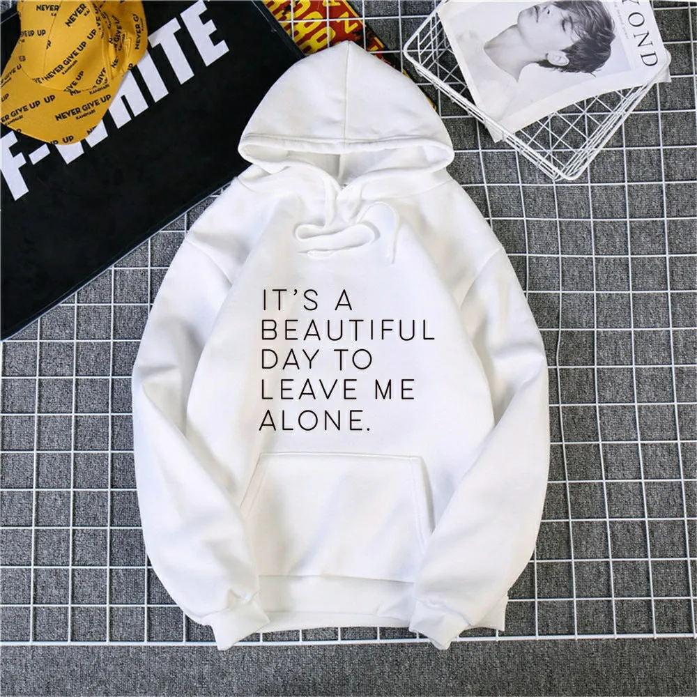 Women's Winter Letter Printed Hoodies